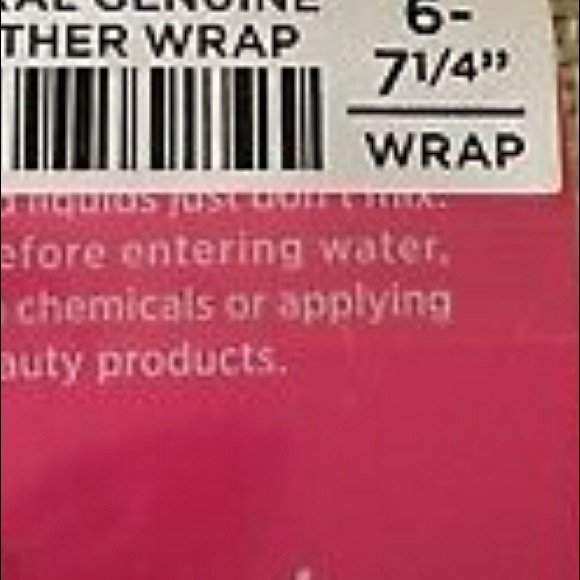 Origami Owl White Leather Wrap Bracelet 6”-7 1/4" - Picture 6 of 11